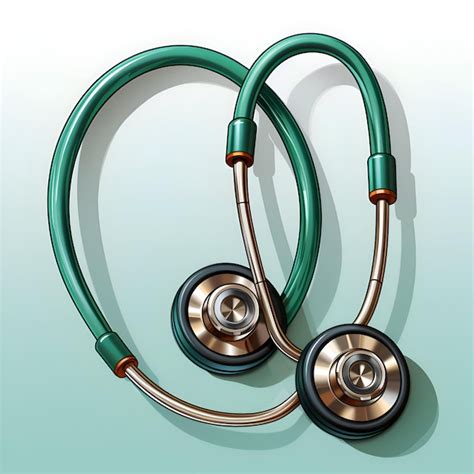 Premium Photo Stethoscope On A White Background 3d Rendered Illustration