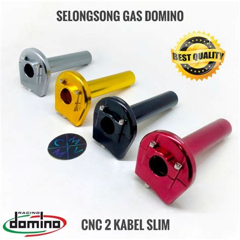 Jual PIPA SELONGSONG GAS SPONTAN CNC TIPIS DOMINO 2 LUBANG Slongsong