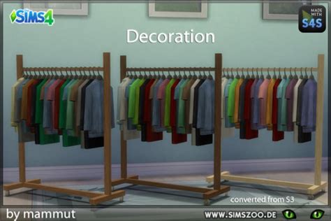 Cloths Rack Custom Content • Sims 4 Downloads