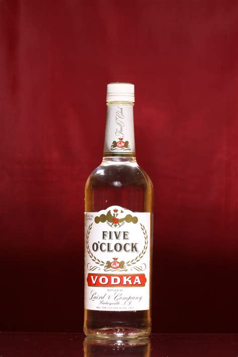 Five O Clock Vodka The Liquor Collection