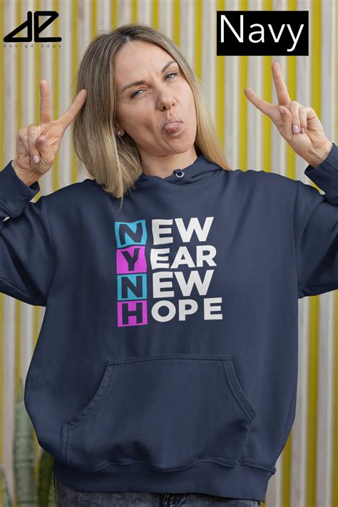 New Year New Hope Hoodie Happy New Years T For New Years Etsy