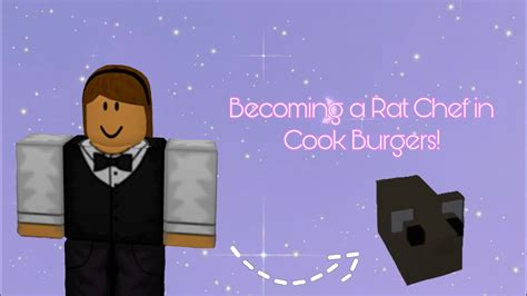 Becoming A Rat Chef In Cook Burgers Collab With EthxnRBX YouTube