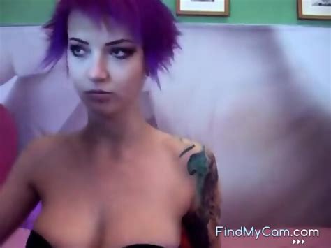 EMO Camwhore With Huge Tits Livecam Masturbation