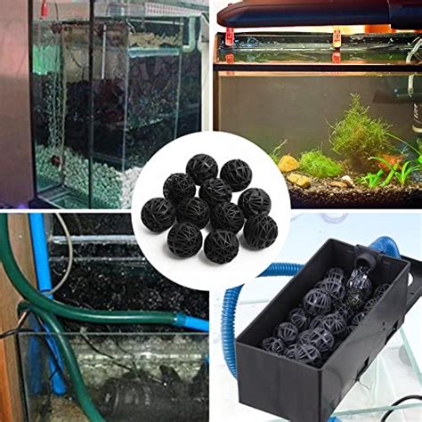 SCOBUTY Bio Balls Biochemical Ball Aquarium Bio Balls Bio Porous Filter