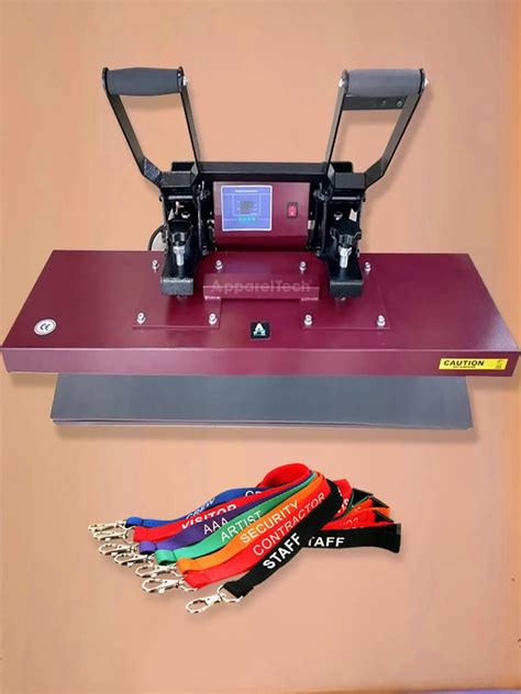 Lanyard Sublimation Heat Press Machine Apparel Tech