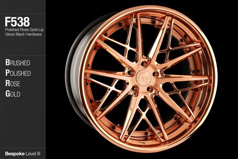 Avant Garde Wheels Ag F Brushed Polished Rose Gold