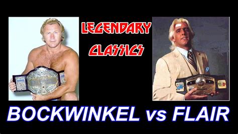 Legendary Matches Nick Bockwinkel Vs Ric Flair Meeting In Awa Vs