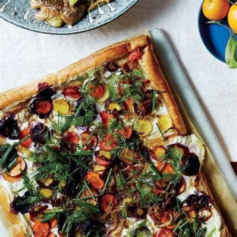 Carrot Tart With Ricotta And Herbs Recipe Epicurious