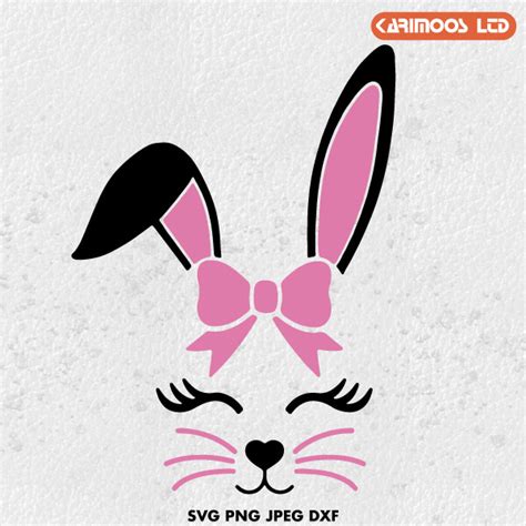 Easter Cute Bunny Svg Karimoos