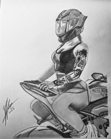 Art Drawings Sketches Pencil Art Pencil Cool Art Drawings Bike