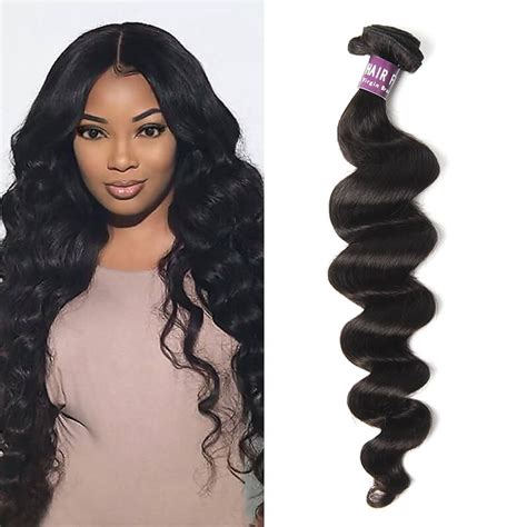 Virgin Peruvian Loose Curly Hair Bundles