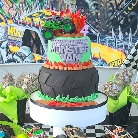 Monster Jam Birthday Cake Artofit