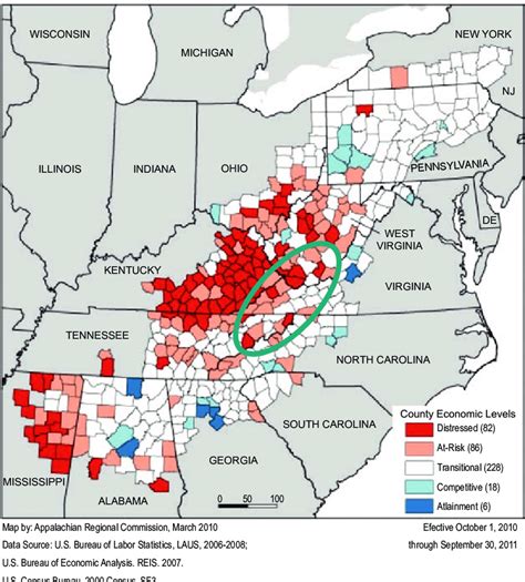 Appalachian Mountains On Usa Map