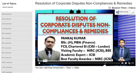 Cs Professional New Resolution Of Corporate Disputes Non Compliances