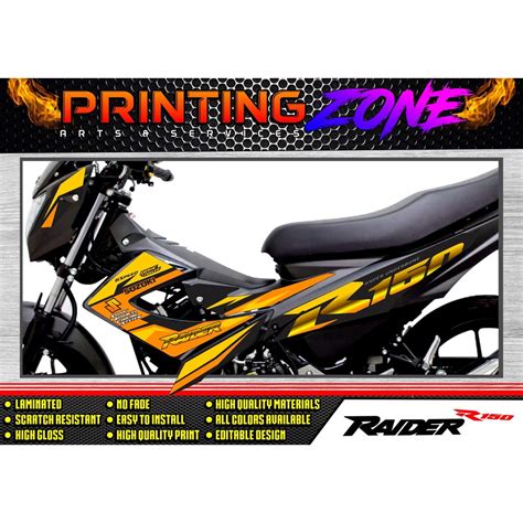 Raider R Reborn Stock Sticker Decals Durable And High Quality With