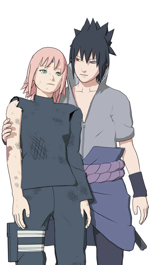 Sasusaku War Hold Render By Leaopardheart On Deviantart