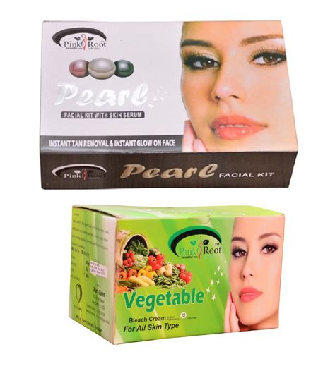 Buy Pink Root Vegetable Bleach Gm And Pink Root Pearl Facial Kit