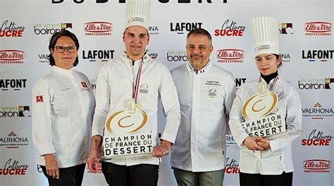 Le bagnérais Cédric Barrère Champion de France du dessert 2023 Le