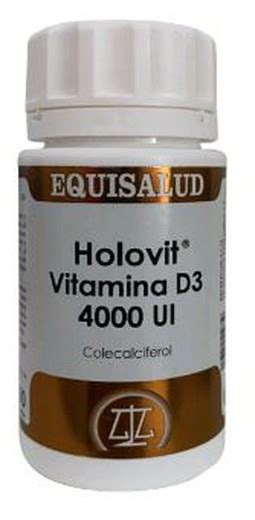 Holovit vitamina d3 400 ui 50 cápsulas 048525 vitaminas La Dietética