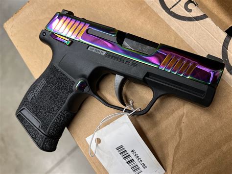 sig sauer p rainbow titanium  acp optics ready