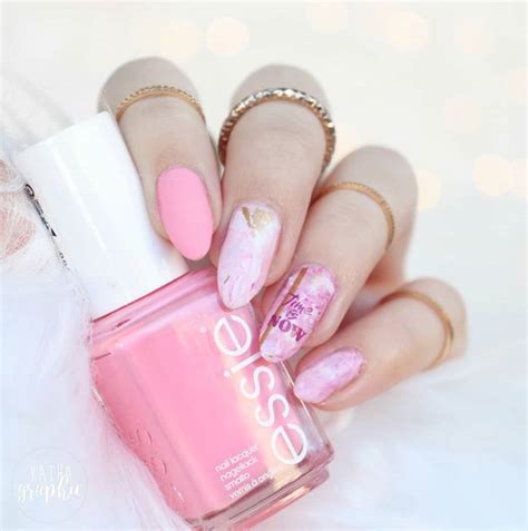 50 Pretty Pink Nail Design Ideas The Glossychic