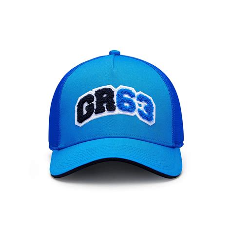 Czapka M Ska Baseballowa George Russell Trucker Blue Mercedes Amg F