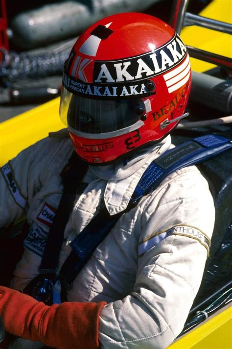 Michele Alboreto In His Helmet Dutch Gp Artofit