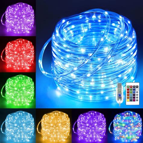 Amazon Ollny Rope Lights Outdoor Color Changing Ft Led