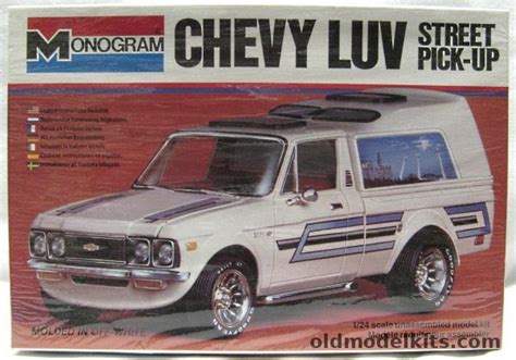 Monogram Chevy Luv Street Pickup Truck With Camper And Two Ufo