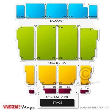 Warner Theater Seating Chart With Seat Numbers Chartdevelopment