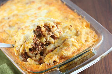 Ground Beef Macaroni Casserole