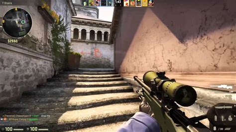 Awp Shot Through Smoke Csgo Inferno Youtube