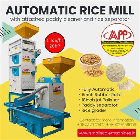 Automatic Rice Mill Plant Ton Hr At Rs Rice Mill Machine In