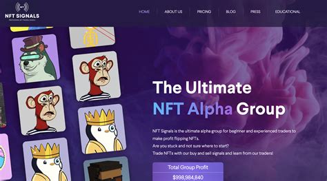 Nft Signals Disrupting The Trading Market With Unrivalled Success Rates