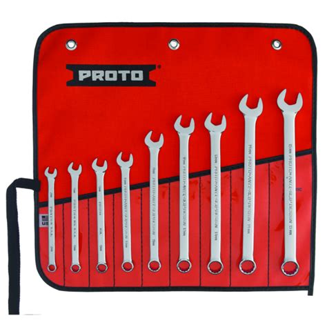 Proto Piece Full Polish Metric Combination Wrench Set Point