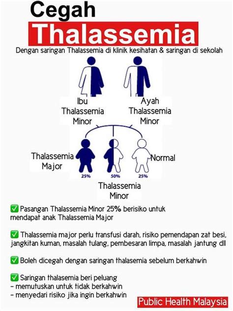 Risiko Pasangan Pembawa THALASSEMIA Berkahwin Kesannya Pada Anak Nanti