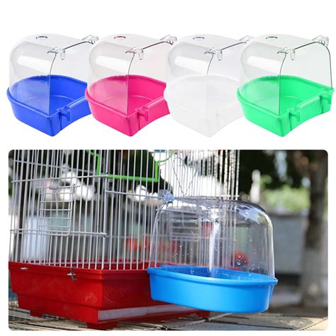 Voli Re Douche Suspendue Pour Perroquets Baignoire Pour Oiseaux Cube