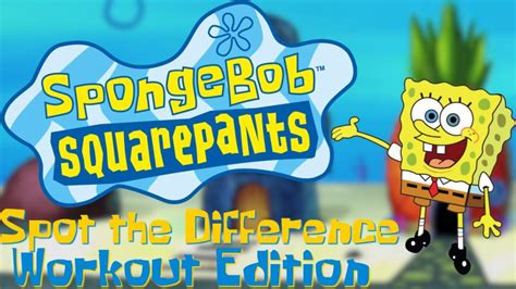 Spongebob Squarepants Spot The Difference Workout Edition Brain Break