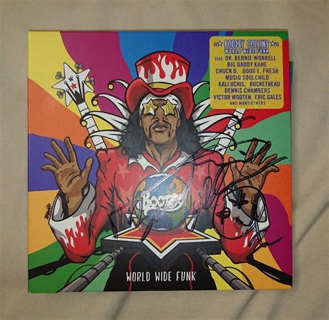 New Bootsy Collins World Wide Funk Signed CD Digipak Funk Music