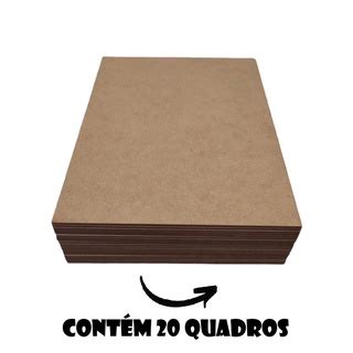 Placa Chapa Mdf Cru X Mm A Quadro Artesanato Uni Kit