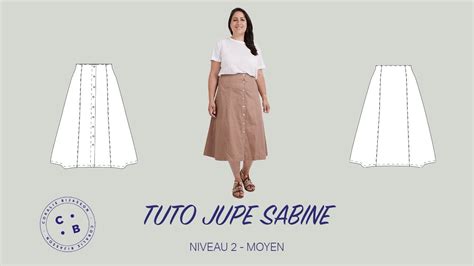 Sabine Le Tuto Du Patron De Couture De La Jupe Sabine Version Midi