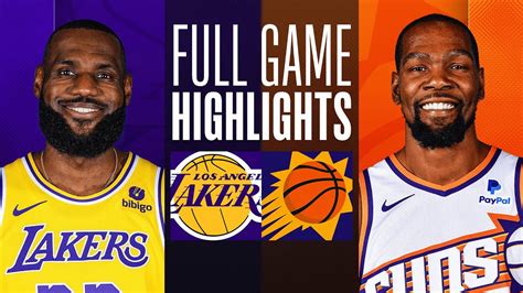 LAKERS at SUNS | FULL GAME HIGHLIGHTS | February 25, 2024 - YouTube