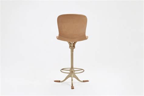 Counter Height Swivel Chairs With Footrest Ring Marron Glacé By P Tendercool For Sale At 1stdibs