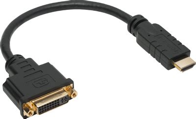 DVI I Female To HDMI Male Adapter Cable DVIGear