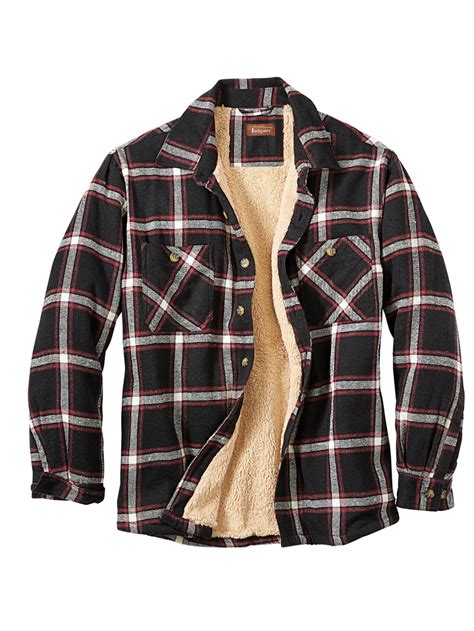 Haband - Men’s Tailgater™ Sherpa Lined Shirt Jacket | Shirt jacket, Sherpa lined, Jackets