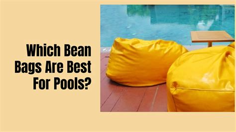 How Waterproof Bean Bags Are Best For Pools? – Quest