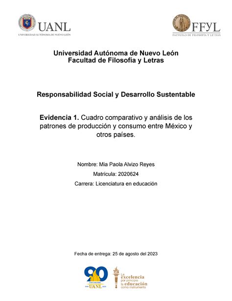 Evidencia 1 Cuadro Comparativo Y Análisis Responsabilidad Social Y