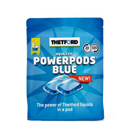 Powerpods Blue THETFORD Additif Pour WC Chimiques En Camping Car Et