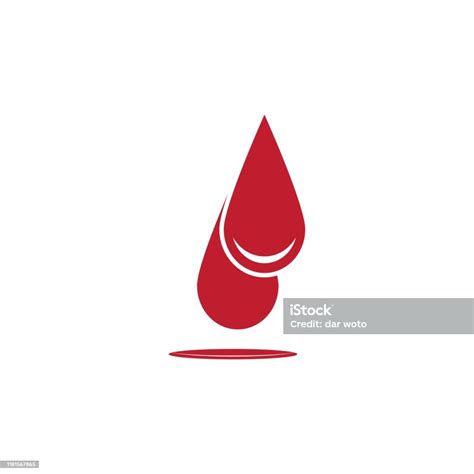 Bloed Druppel Donor Vector Pictogram Stockvectorkunst En Meer Beelden