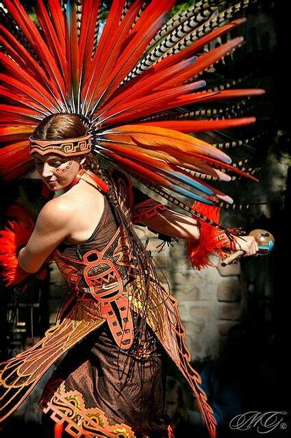 Aztec Dancer Trajes De Danza Azteca Mujer Azteca Danzantes Aztecas